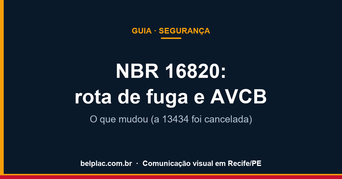 Belplac — guia nbr-16820
